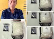 Lewat Jalur Perairan, Ditresnarkoba Polda Sumsel Tangkap Pengedar Sabu di Dermaga Benteng Kuto Besak Palembang