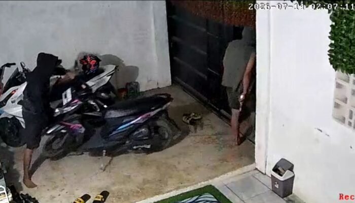 Dalam Semalam Kawanan Curanmor Gasak Tiga Motor di Komplek Taman Asri Gandus, Polisi Ultimatum Pelaku