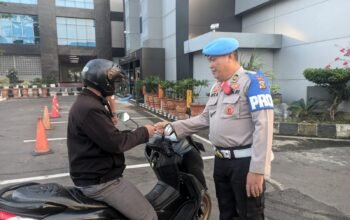 Tegakkan Disiplin Internal, Propam Polda Sumsel Razia Kelengkapan Kendaraan Personel