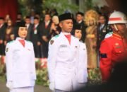 Muhammad Prince Farid Al Qodri Putra AKP Syaparuddin Akso yang Sukses Bentangkan Merah Putih di Griya Agung Palembang