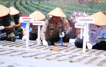 Dukung Swasembada Bawang Putih Nasional, Polda Sumsel Siapkan 81 Hektare Lahan