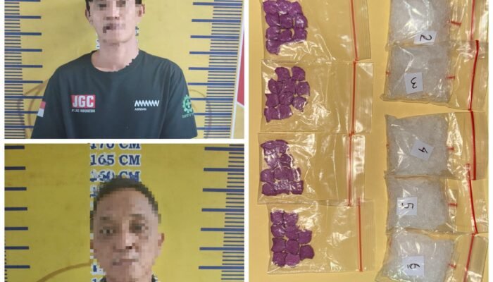 Tak Sadar Transaksi dengan Polisi, Dua Pengedar Sabu dan Ekstasi di SP Padang OKI Disergap