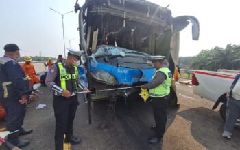 Satlantas Polres Ogan Ilir Selidiki Penyebab Kecelakaan Beruntun di Tol Palembang-Indralaya