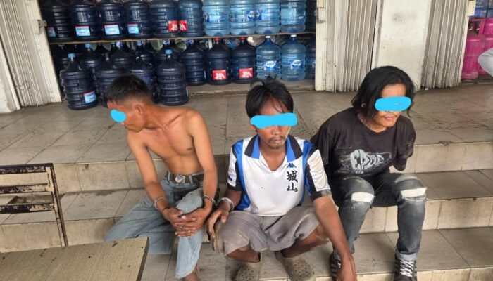 Ops Sikat Musi I, Polda Sumsel Amankan Tiga Pemalak Berkedok Pengamen di Simpang Macan Lindungan
