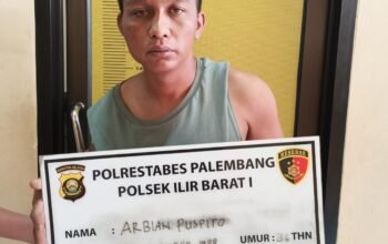 Pelaku Jambret Kalung Emas Milik IRT Senilai Rp 120 Juta di Macan Lindungan Palembang Ditangkap Polisi