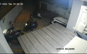 Hitungan Detik, Pelaku Curanmor Gasak Motor di Parkiran Klinik Sako Palembang