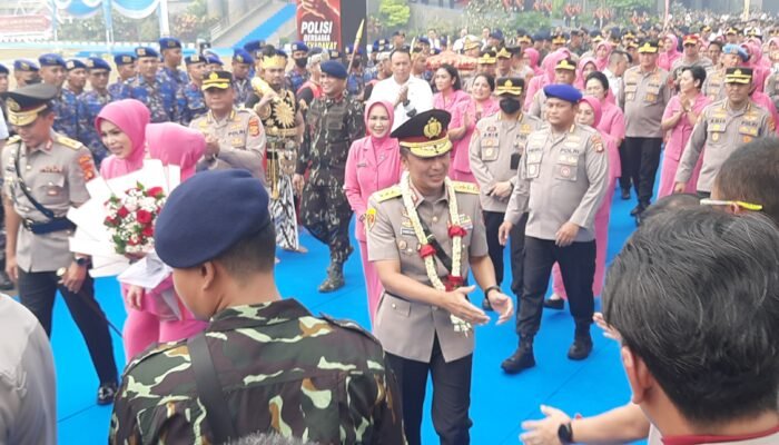 Pisah Sambut Kapolda Sumsel Ditengah Kabut Asap, Irjen Pol Rony Samtana Berkomitmen Tuntaskan Kasus Karhutla