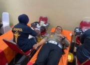 Sambut HUT ke-75 Humas Polri, Kapolda Sumsel dan 42 Jurnalis Gelar Aksi Donor Darah