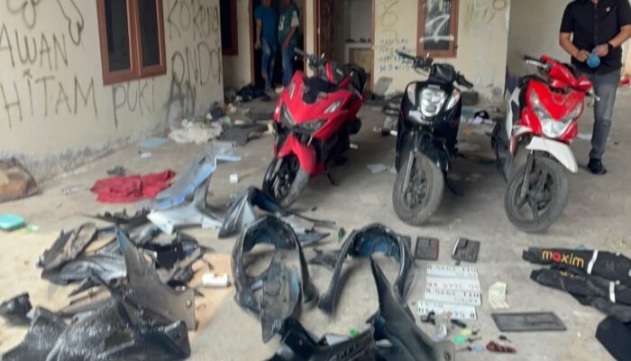 Gasak 3 Motor, 6 Remaja Komplotan Bobol Ruko Ditangkap Jatanras Polda Sumsel